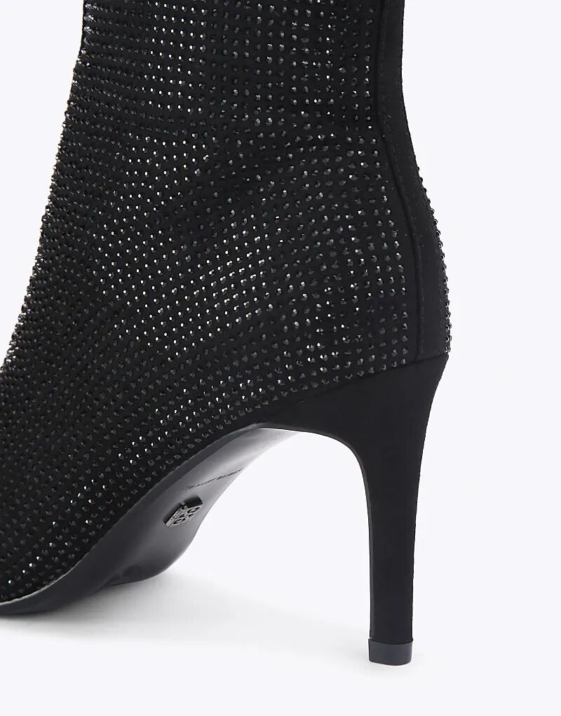 Высокие ботильоны KG Kurt Geiger Angel черного цвета — фото 4