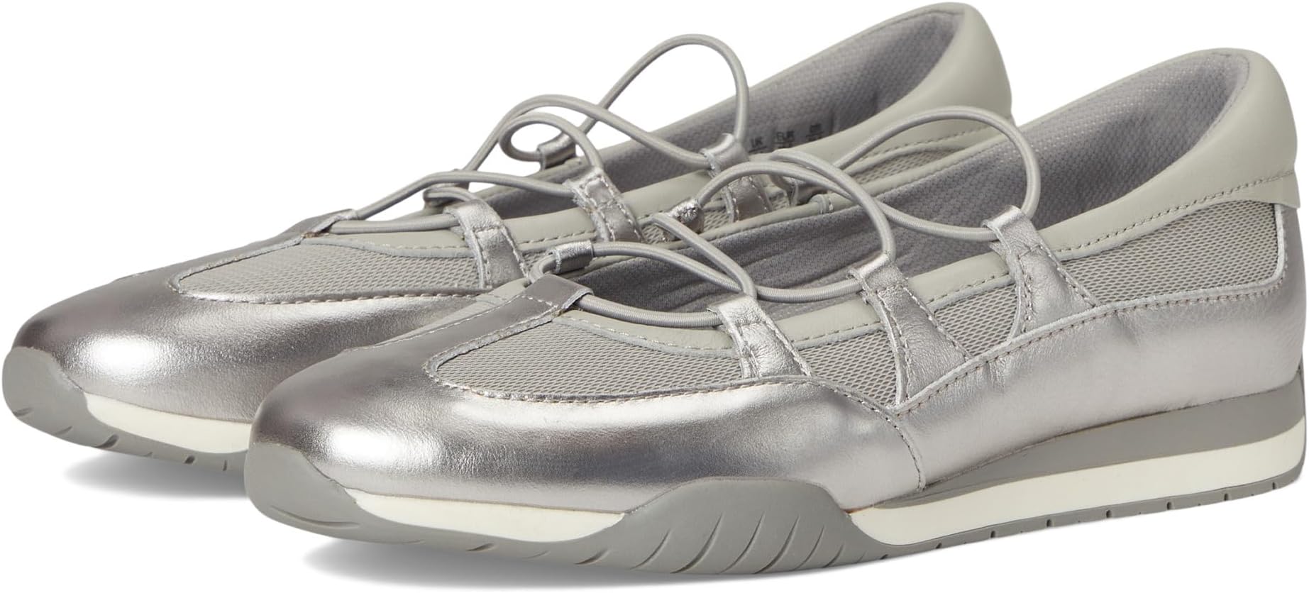 Балетки Naturalizer Women's Tallulah, Pewter Grey Leather/Mesh