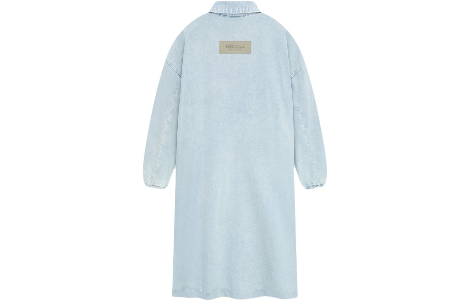 SS24 Пальто Мужское СТИРКА ДЕНИМА/ЛЕГКАЯ СТИРКА ДЕНИМА Fear Of God Essentials, цвет WASHING DENIM /LIGHT WASHED DENIM — фото 2