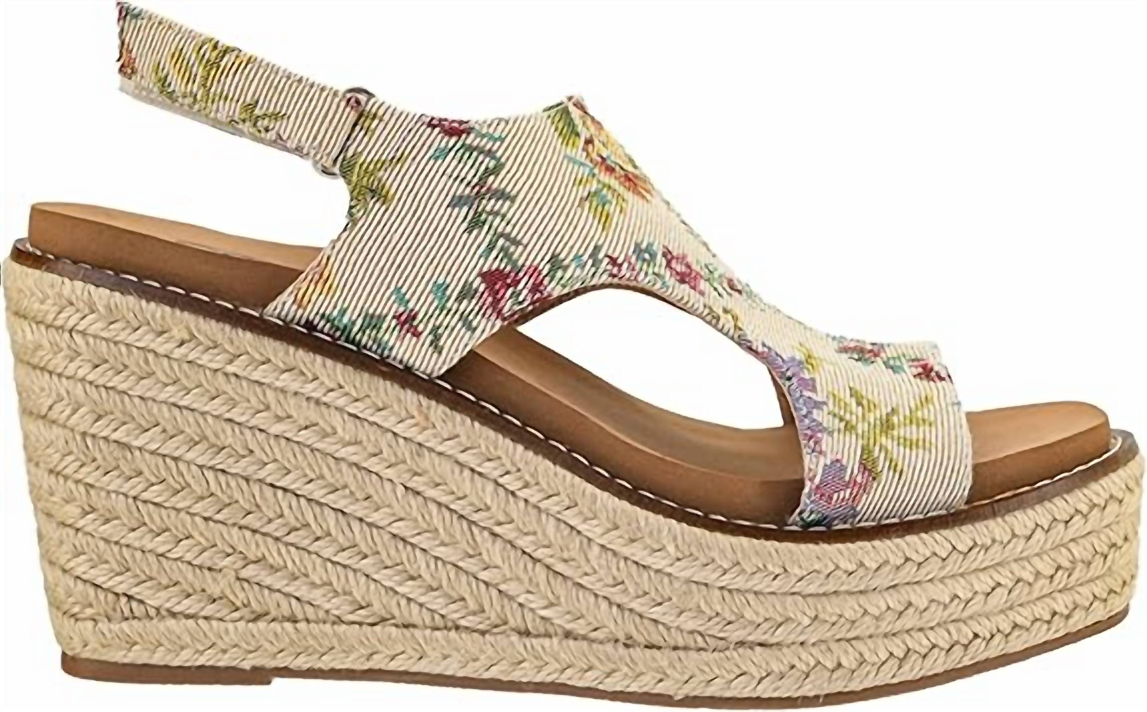 Женские мюли Freddie на платформе в песочном жаккарде Corkys Footwear — фото 2