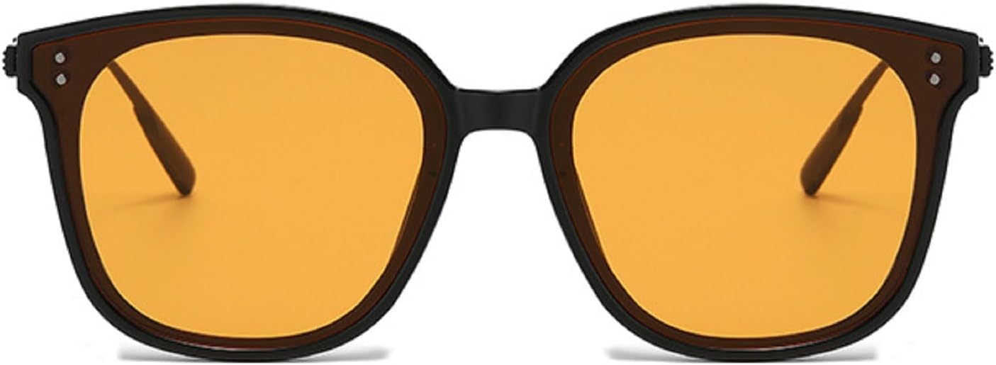 

Винтажные солнцезащитные очки большого размера, модные мужские и женские квадратные очки, стильные солнцезащитные очки с защитой от УФ-излучения UV400 2344 Melrose, Orange