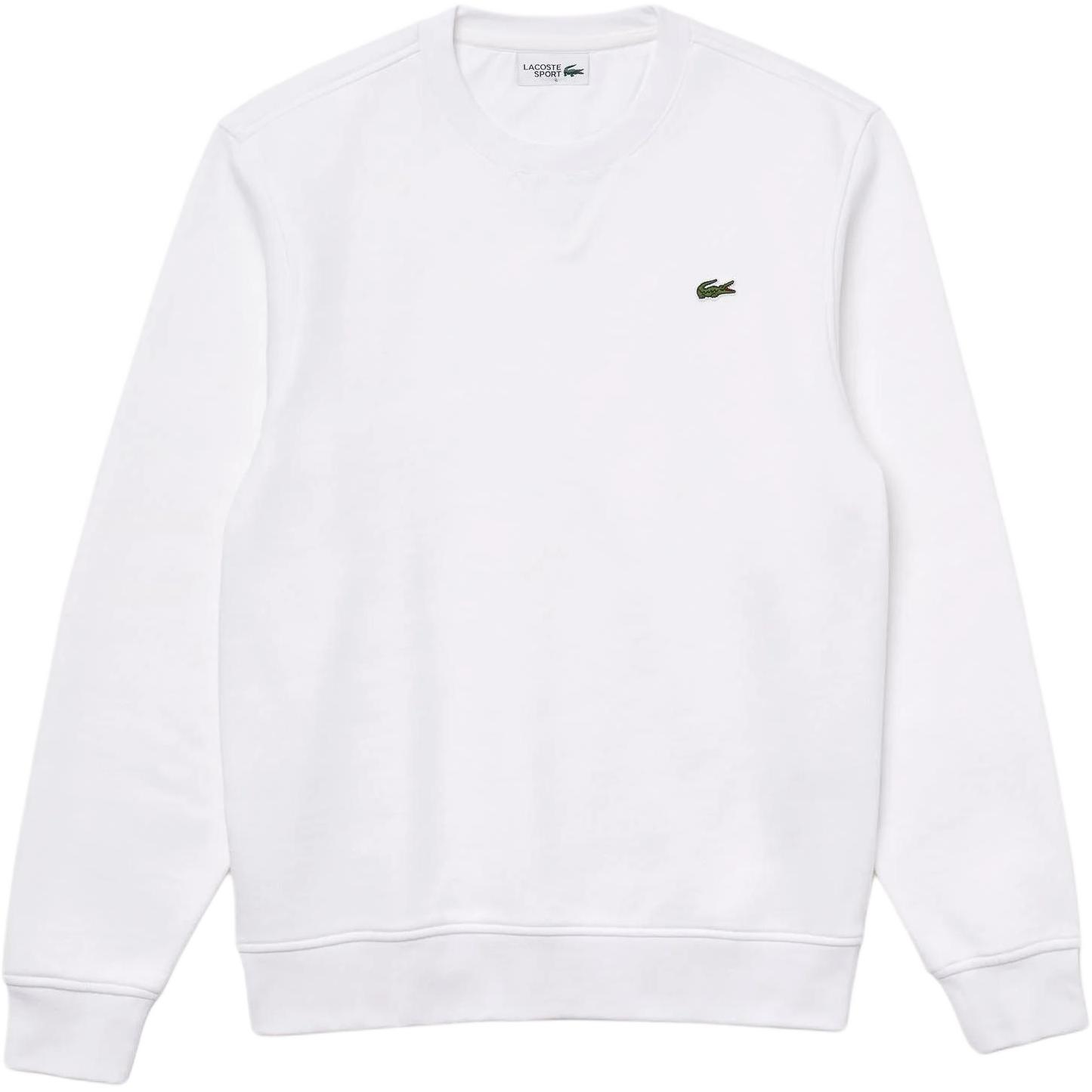 

Lacoste Мужская спортивная толстовка из хлопкового флиса, белая
