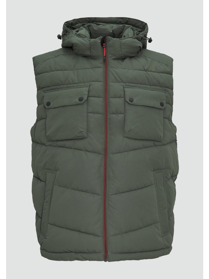 

s.Oliver Жилет для активного отдыха, цвет 7940_оливково-зеленый