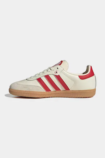 Кроссовки детские Samba OG Adidas Originals, бежевый — фото 4