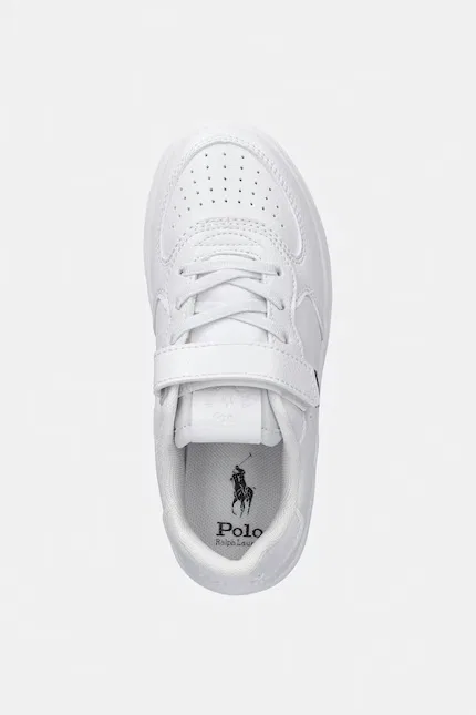 Кроссовки детские Masters Court Bear PS Polo Ralph Lauren, белый — фото 4