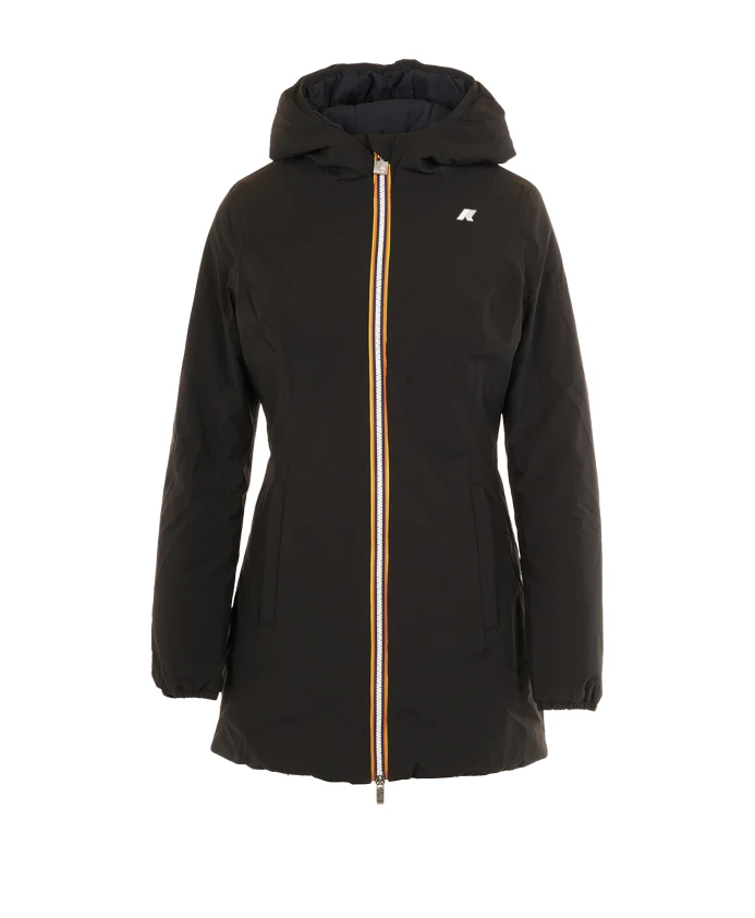 

Теплые двойные пальто K-Way, черный