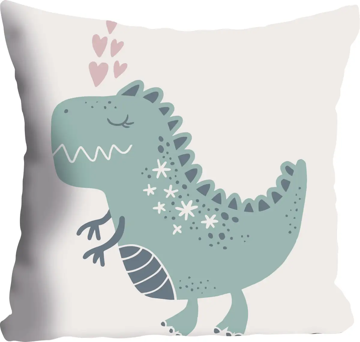 

Декоративная подушка Queence "Дракон", чехол на подушку без наполнения, 1 шт 40х40 см, цвет bunt + bedruckt