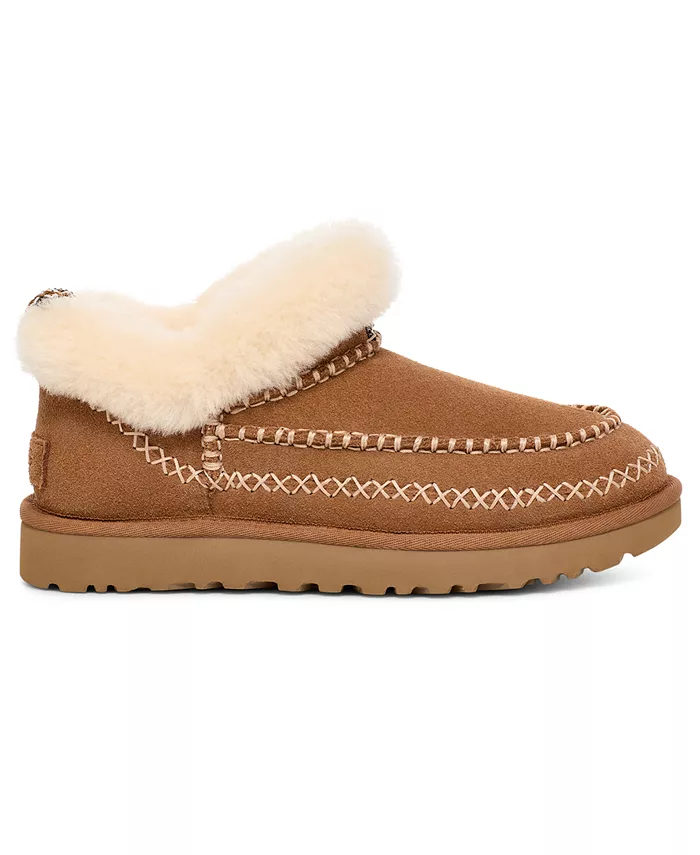 Женские классические ультрамини-альпийские ботинки UGG Ugg, коричневый — фото 2