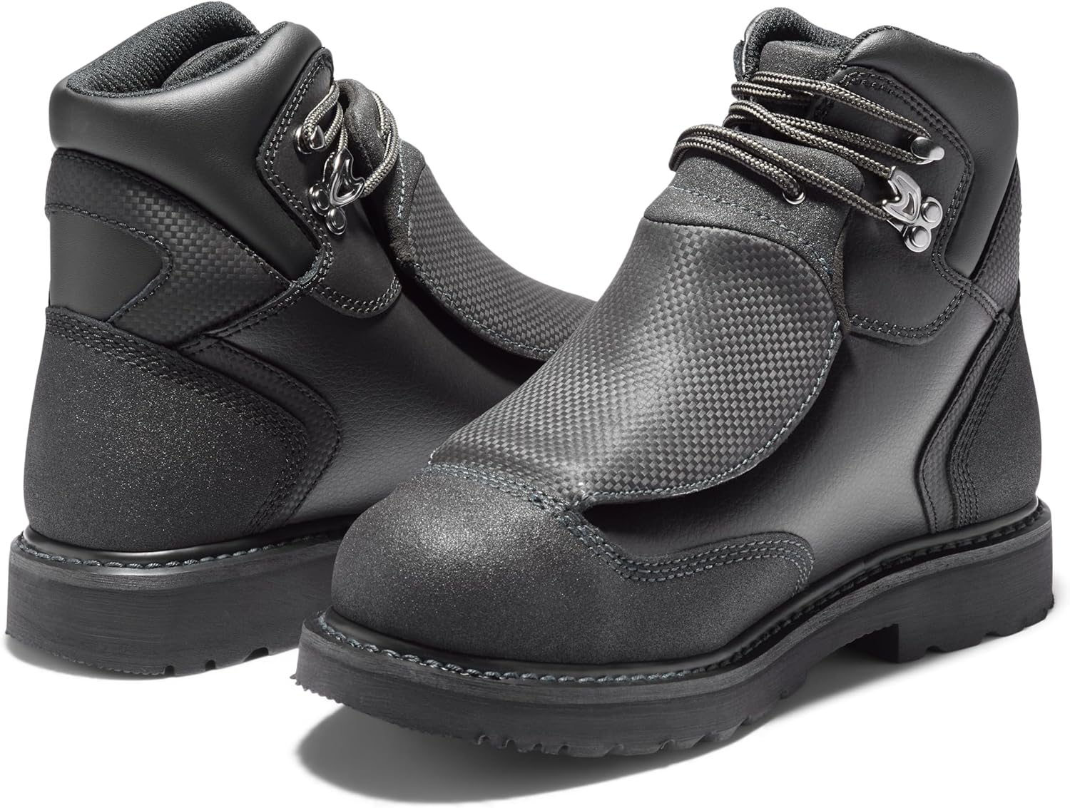 Timberland PRO мужские рабочие ботинки с внешней металлической защитой и стальным носком, 6 дюймов, Black — фото 3