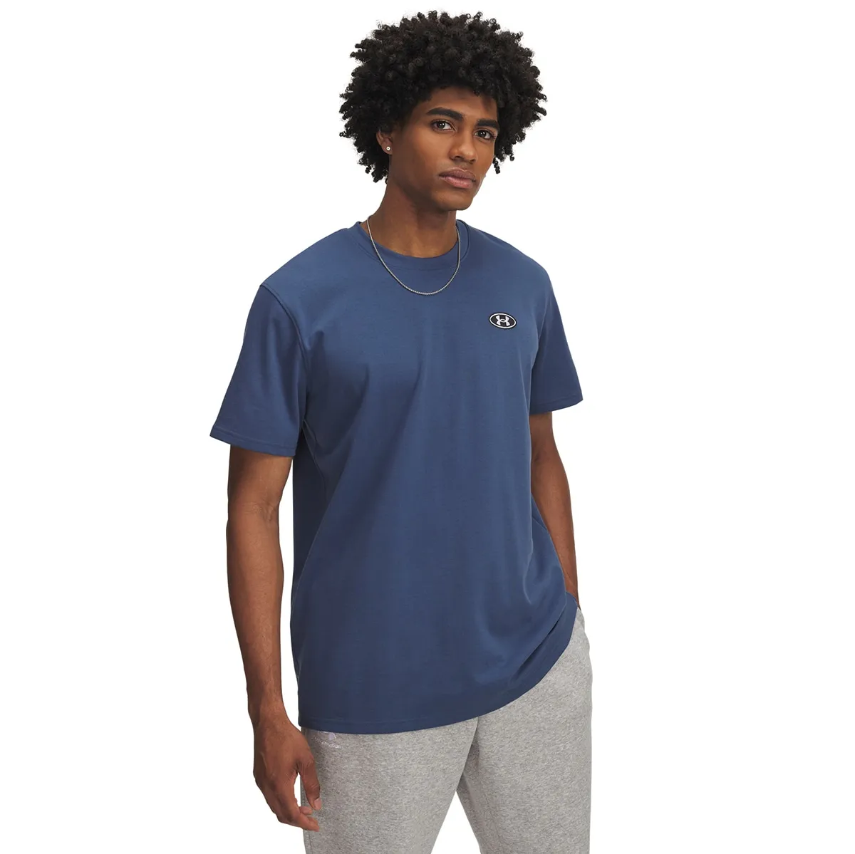 

Мужская футболка UA HW LC Patch SS Under Armour, синий