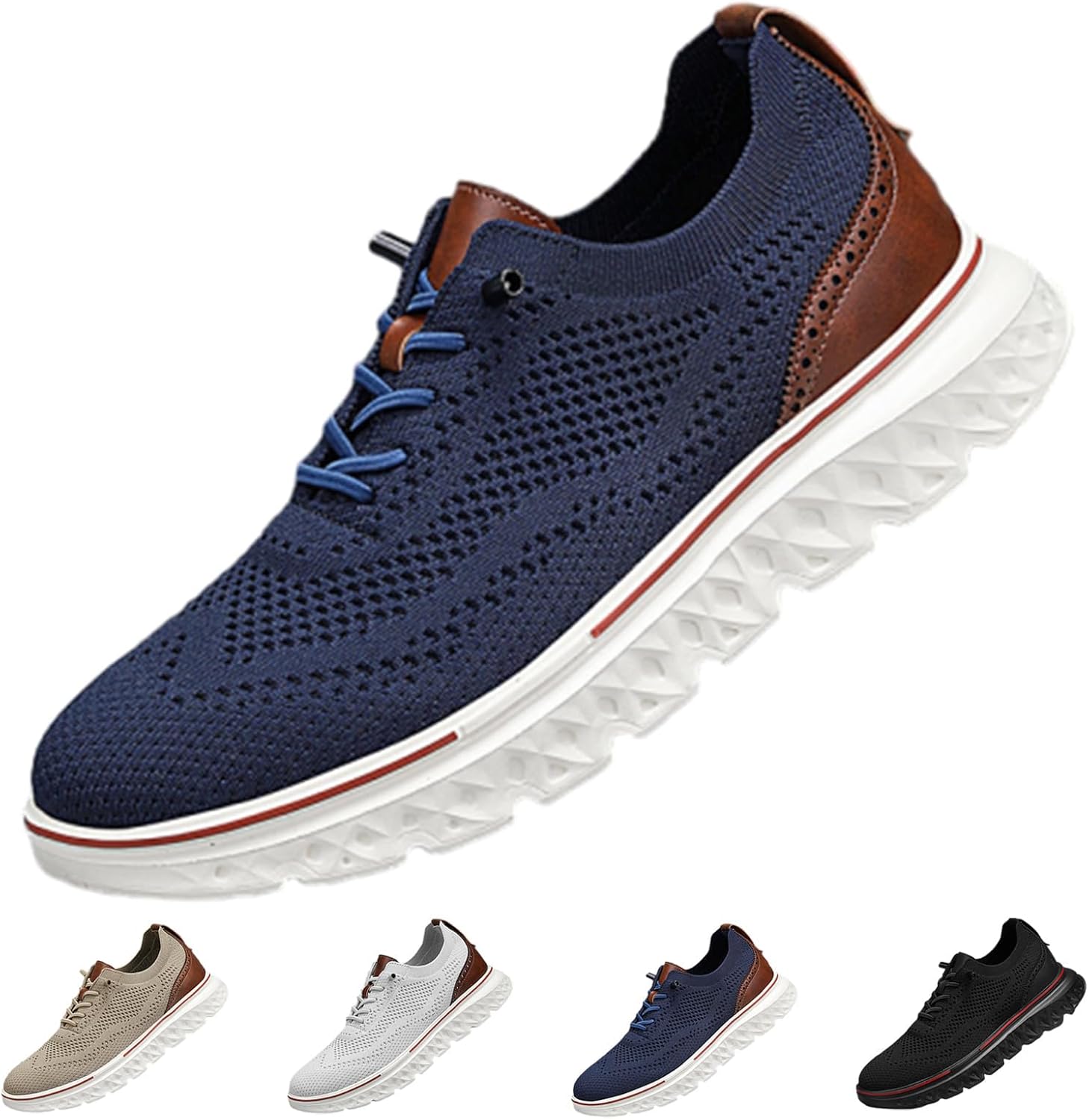 

Мужские удобные оксфорды, мужские слипоны без шнурков, легкие повседневные кроссовки для прогулок Lexoyes, синий