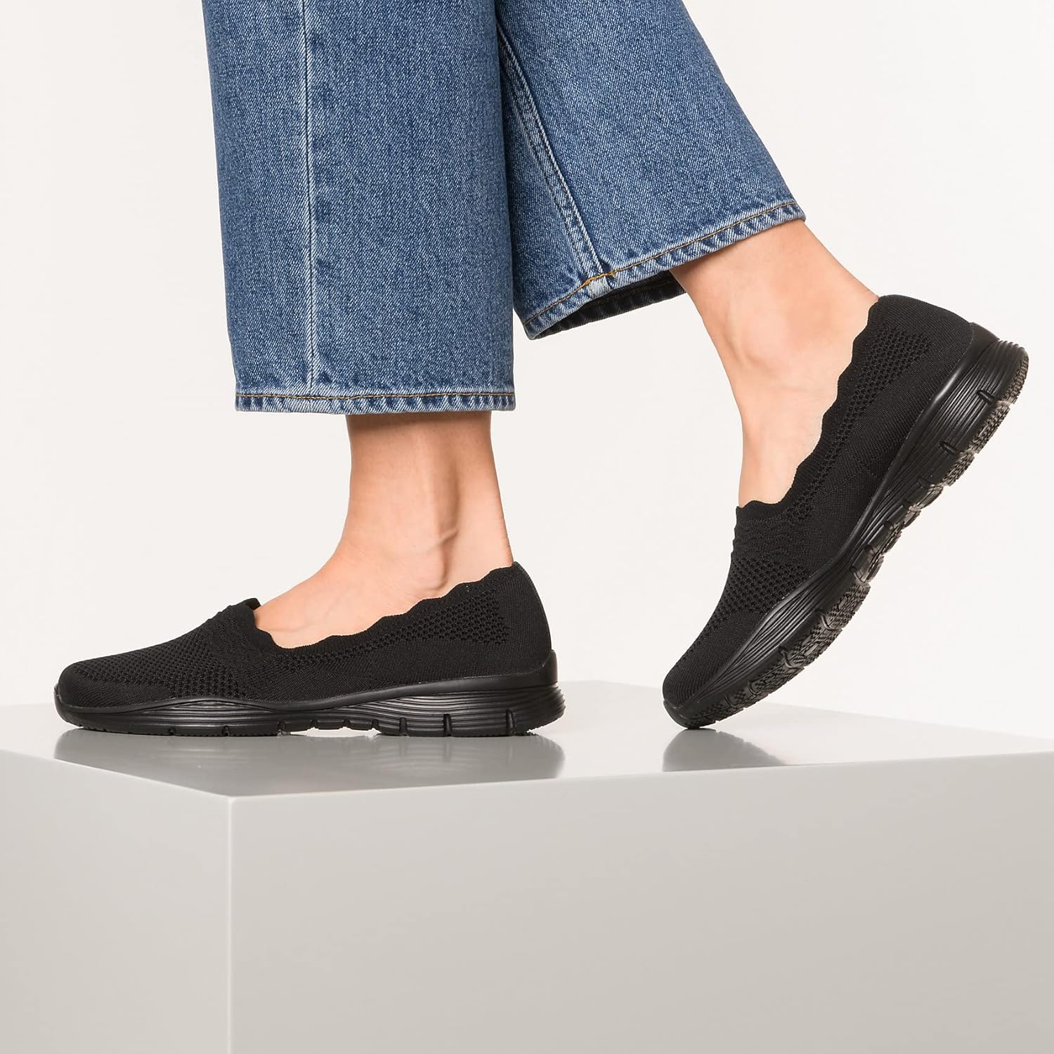 Женские кроссовки Skechers Seager Umpire, черный — фото 2
