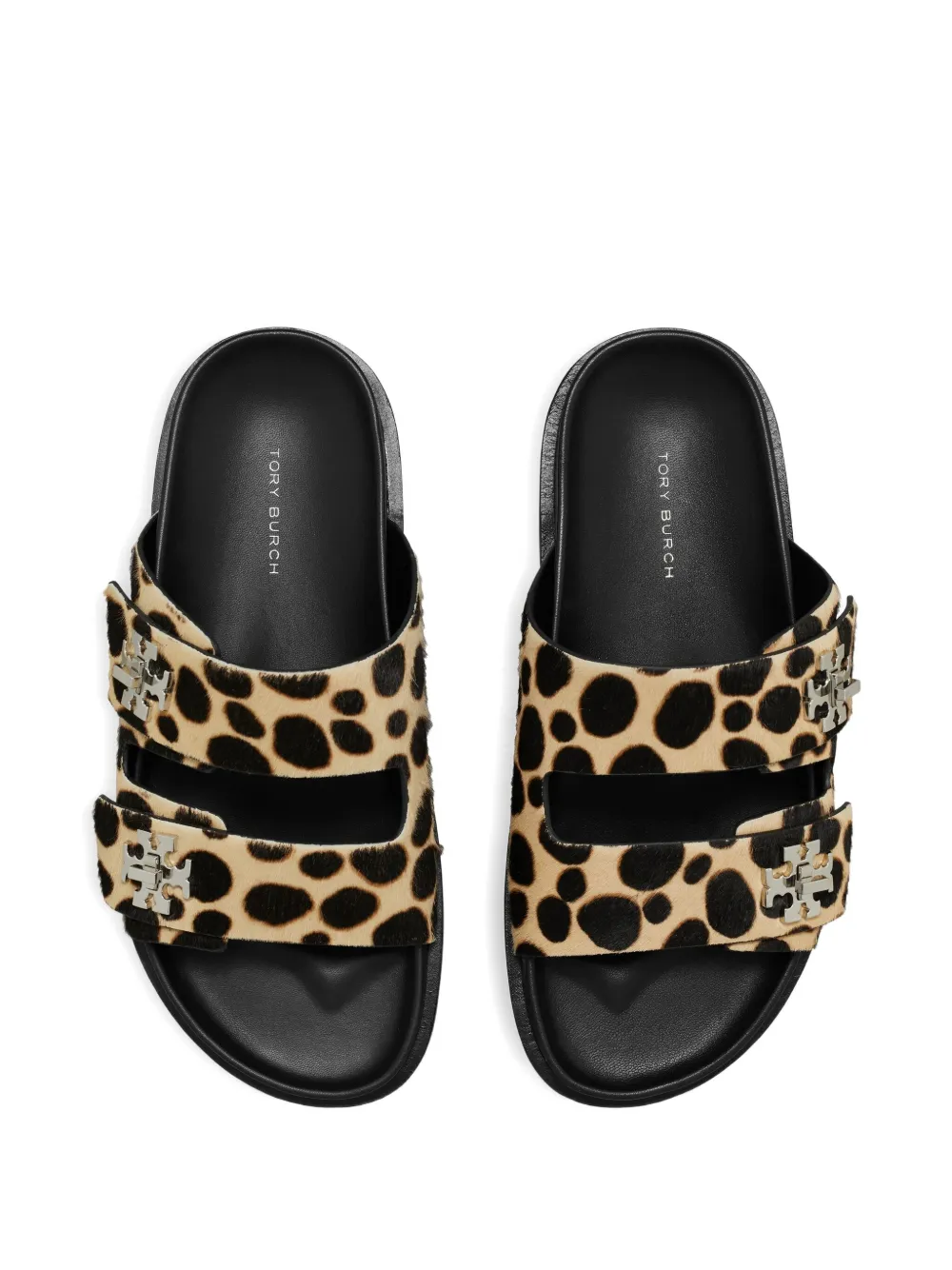 Сандалии Turnlock Sport с леопардовым принтом Tory Burch, нейтральный — фото 3