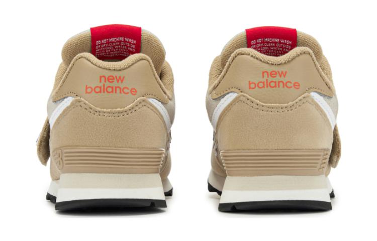Низкие детские повседневные кроссовки New Balance цвета хаки — фото 4