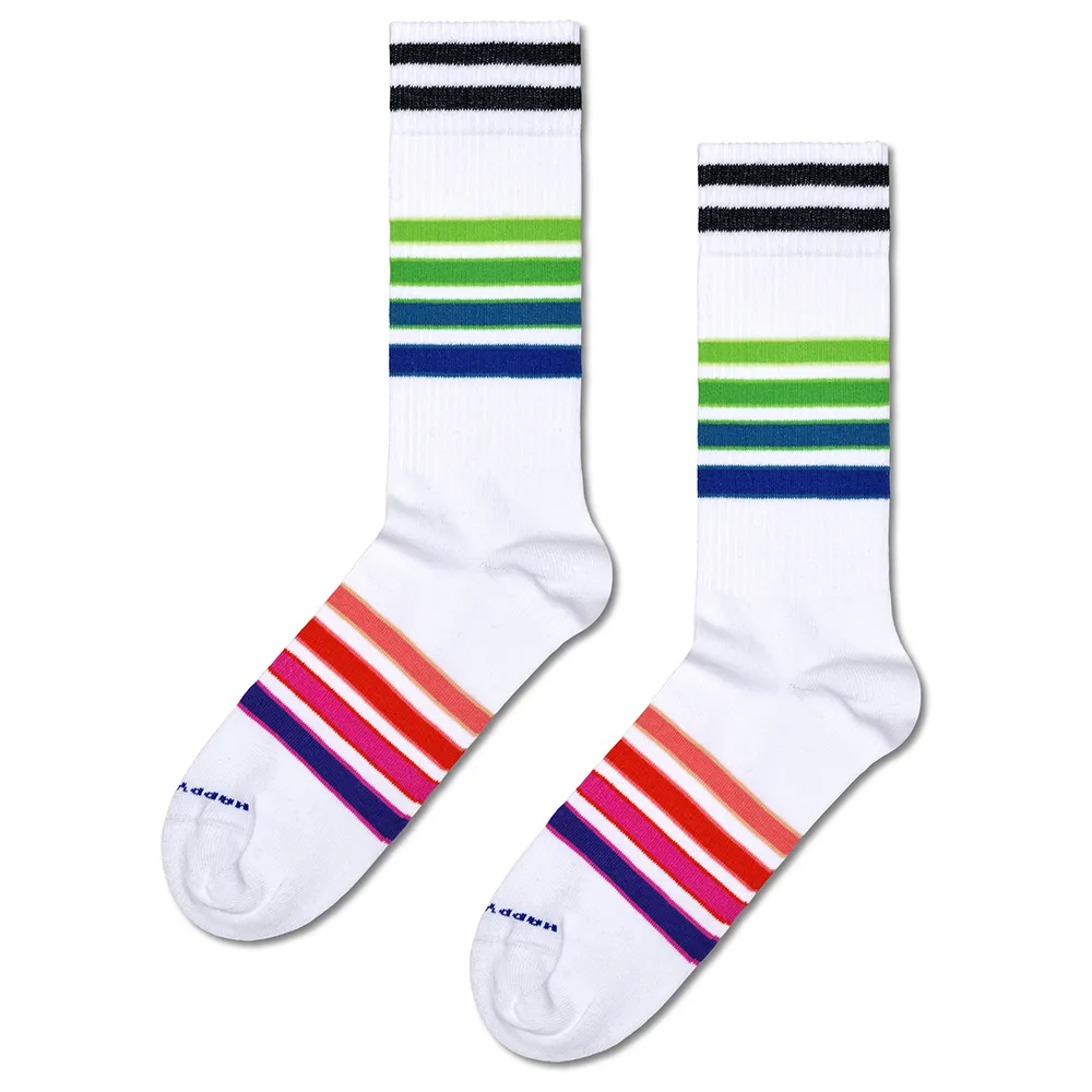 

Носки Happy Street stripe sneaker crew, белый