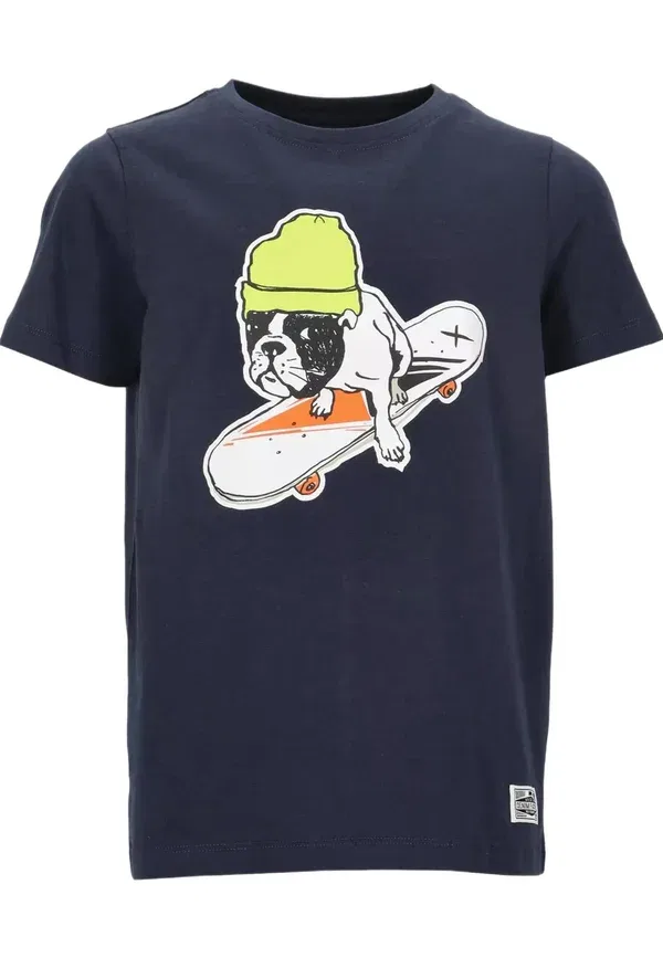 Футболка Denim Factory San Diego Tee B Jr Print T-Shirt, темно-синий