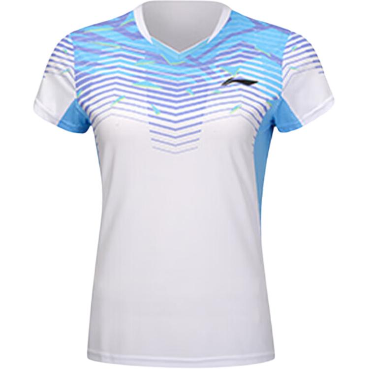 

Футболка для бадминтона с коротким рукавом unisex LINING, белый