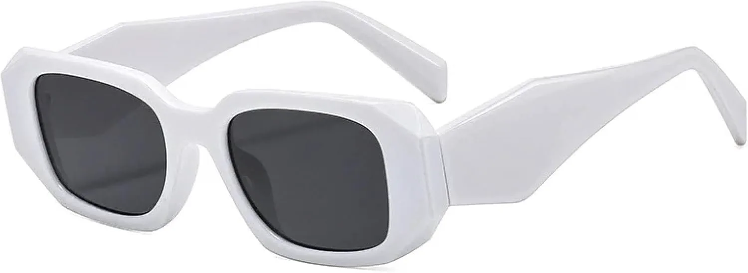 

Женские солнцезащитные очки маленького размера с широкими дужками, солнцезащитные очки UV400 для мужчин, фиолетовые солнцезащитные очки DSVIGF, White Gray