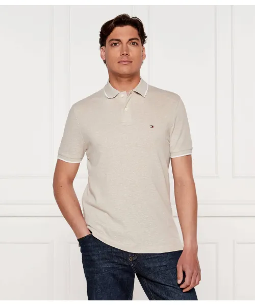 

Футболка поло Regular fit Tommy Hilfiger, бежевый