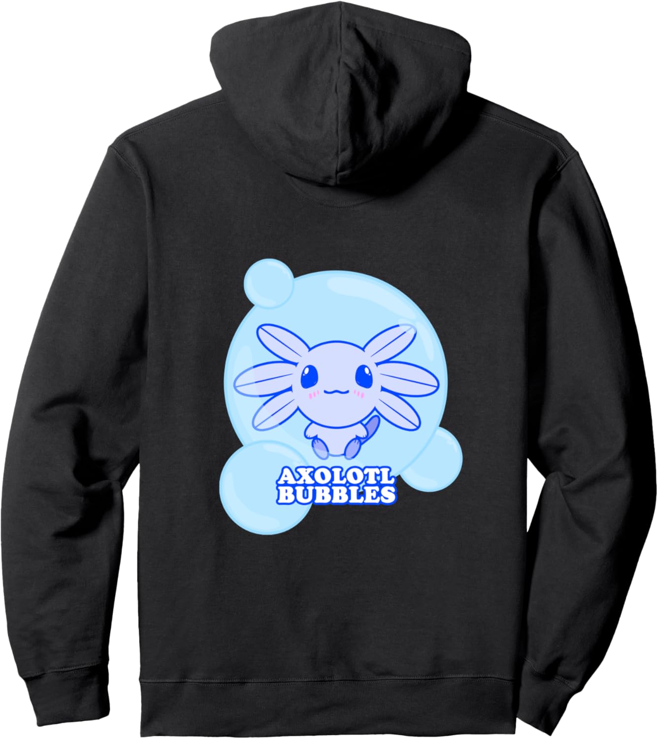 

Милый чиби-животное, кавайный малыш аксолотль - Худи в стиле пастельный готический кидкор More Axolotl Shirts Here, черный