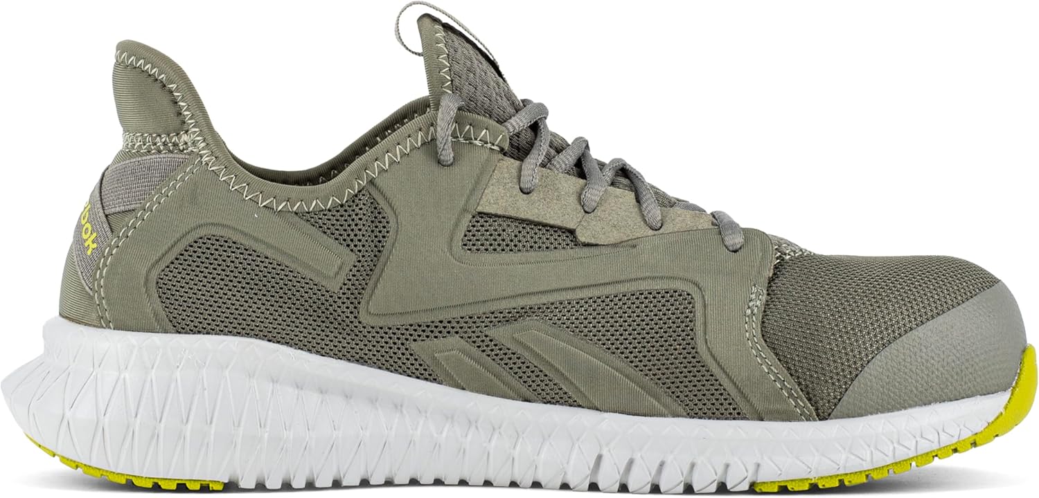 Мужские оксфорды Reebok Work Flexagon 3.0 с композитным носком, Lime — фото 4