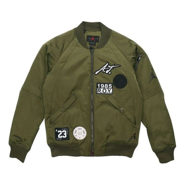 

Куртка Air Jordan MA-1 Patch Logo Jacket Green, зеленый
