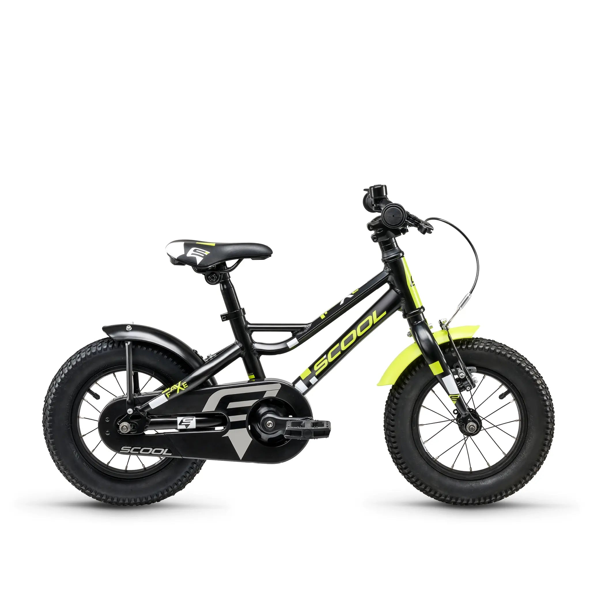 

Детский велосипед S'COOL Junior Bikes KinderfahrradfaXe 12 Zoll 1-Gang Black/Lemon