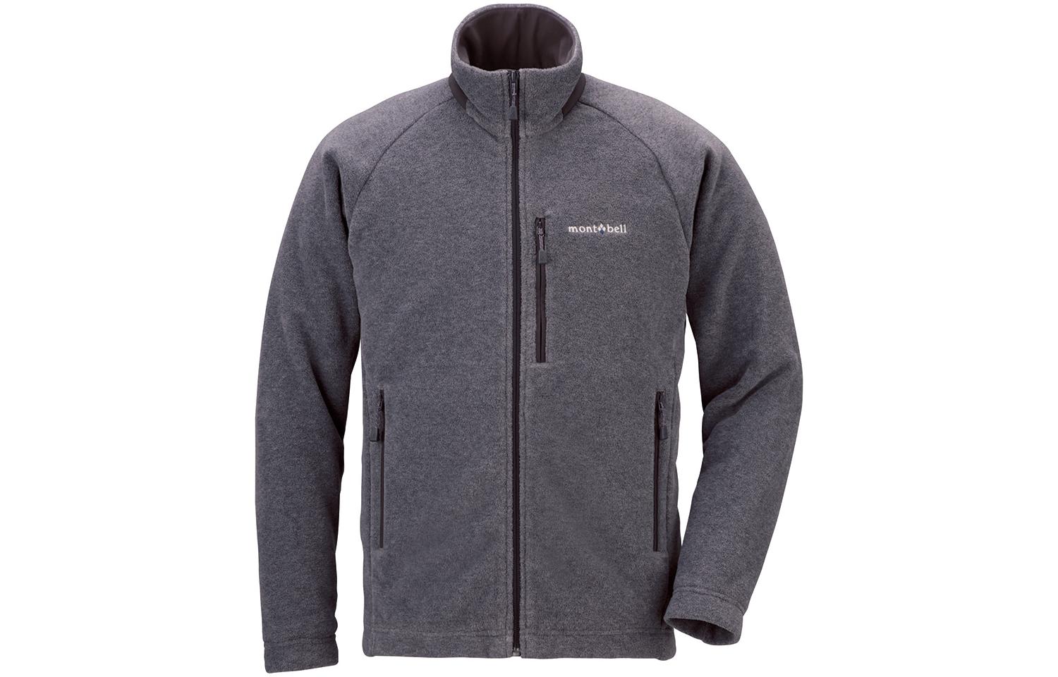 

Флисовая толстовка мужская Moderate MONTBELL, hch charcoal