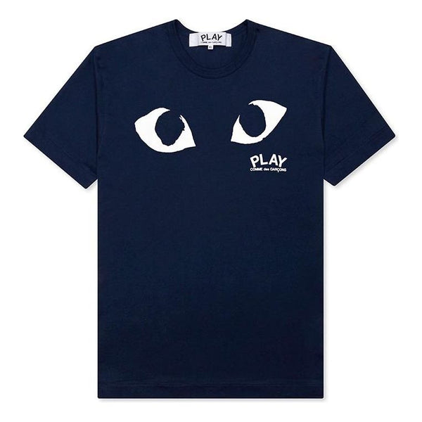 

Футболка eye logo tee 'navy' Comme Des Garcons Play, синий