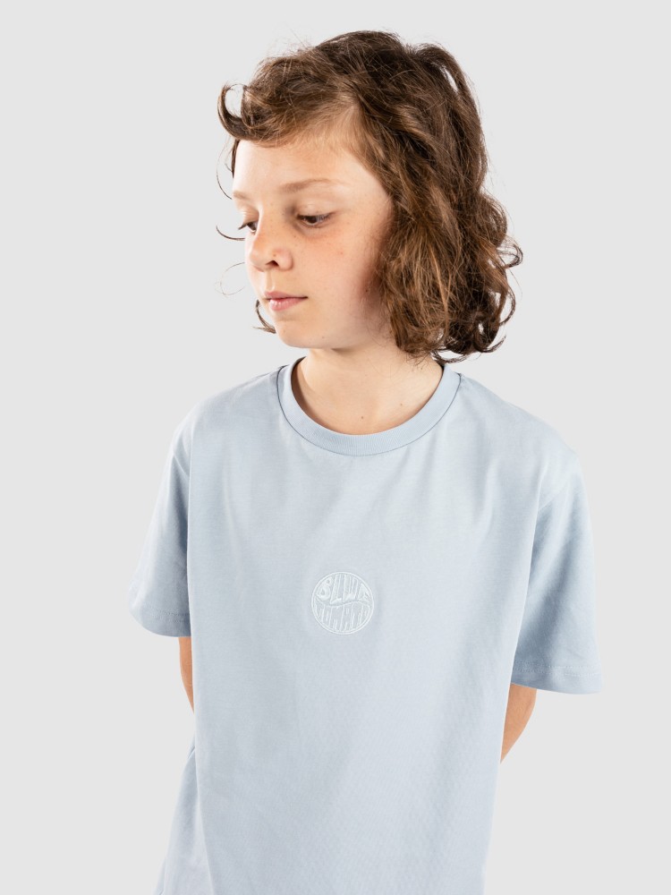 Футболка Blue Tomato Mini Logo Centered Kids T-Shirt, skyway — фото 4