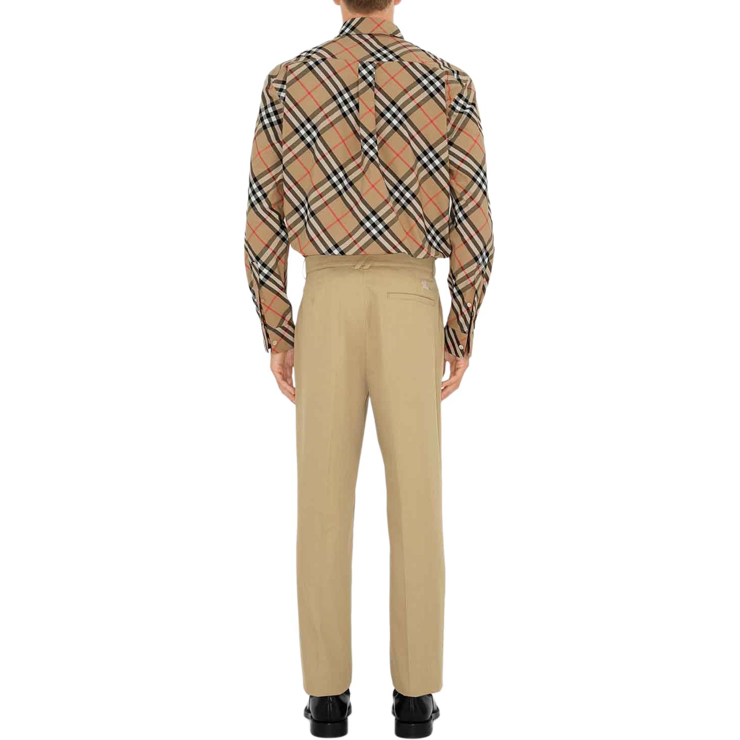 Рубашка Burberry коричневый — фото 4