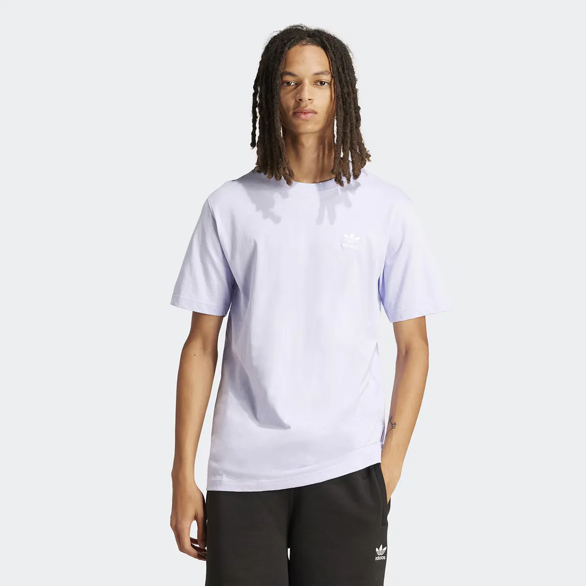 

Мужская футболка с трилистником Essentials Adidas Originals, бежевый