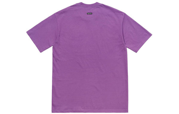Футболка fw18 marvin gaye tee purple character printing short sleeve Supreme, фиолетовый — фото 2