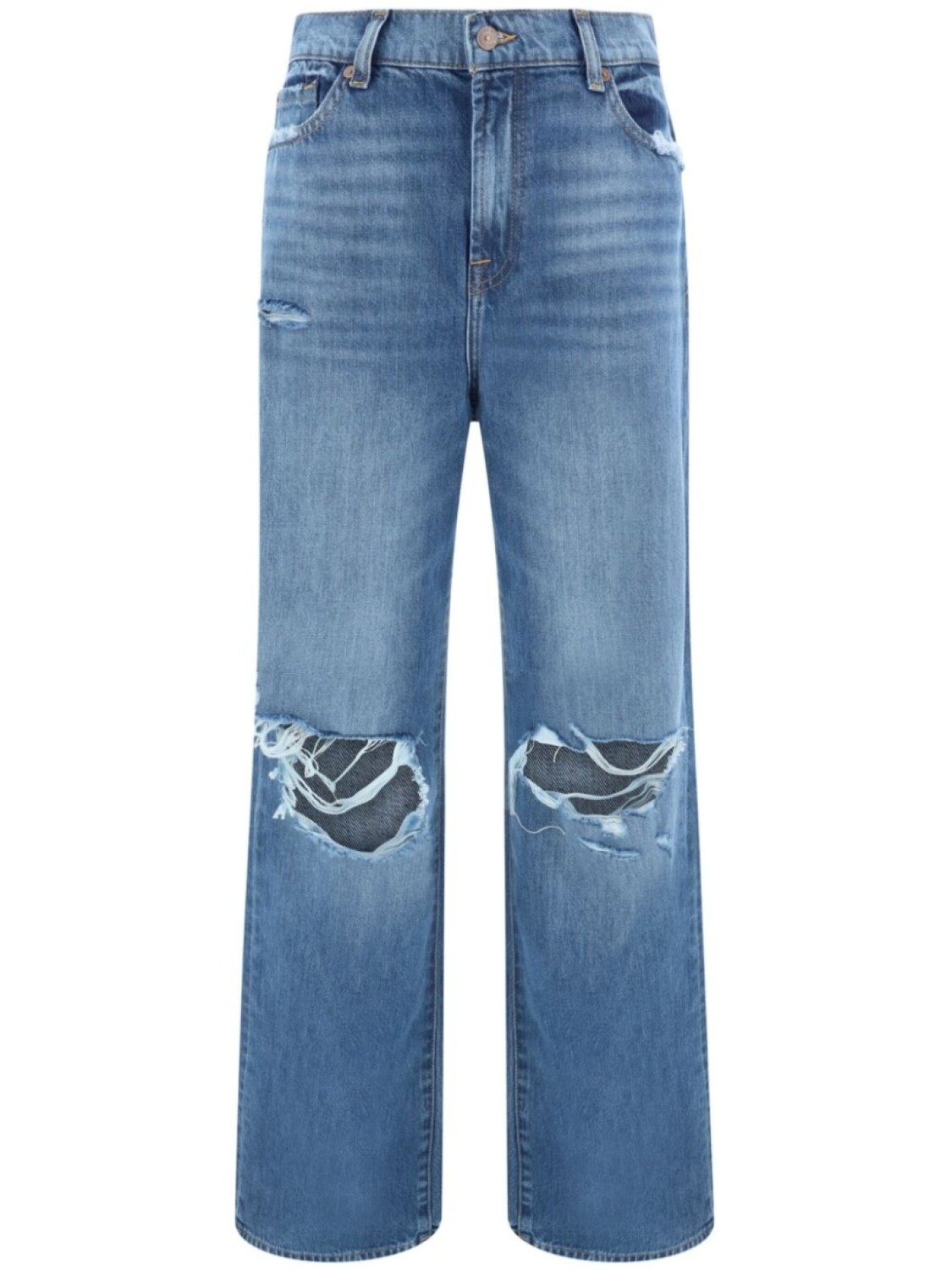 

Джинсы прямого кроя 7 For All Mankind, синий