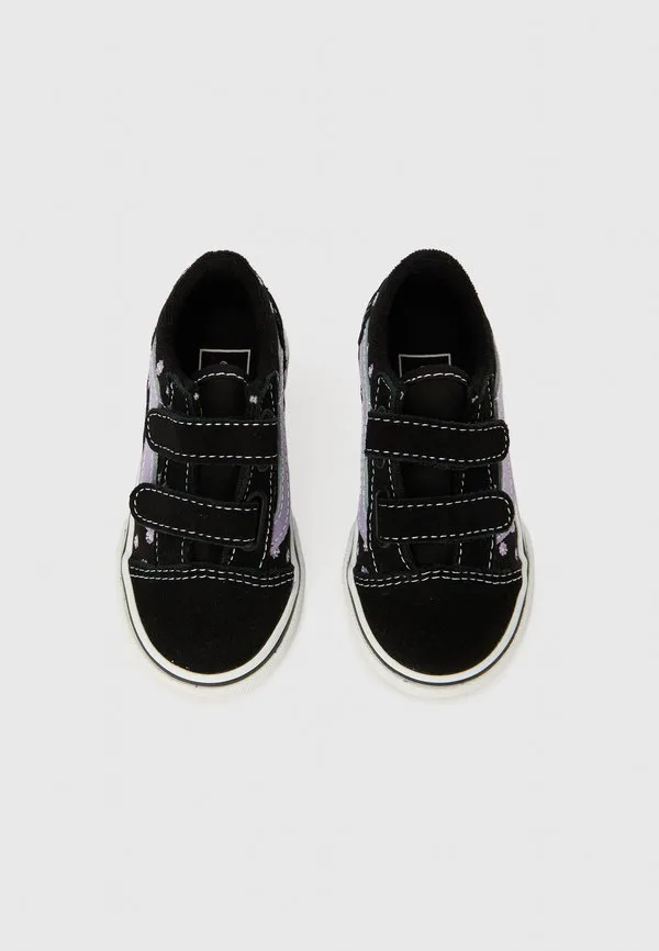Классические скейтбордистские кроссовки унисекс Vans, Black/Purple — фото 4