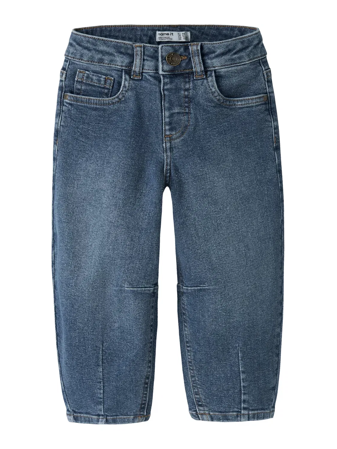 Джинсы Name It Barrel Jeans NMFBella темно-синего цвета