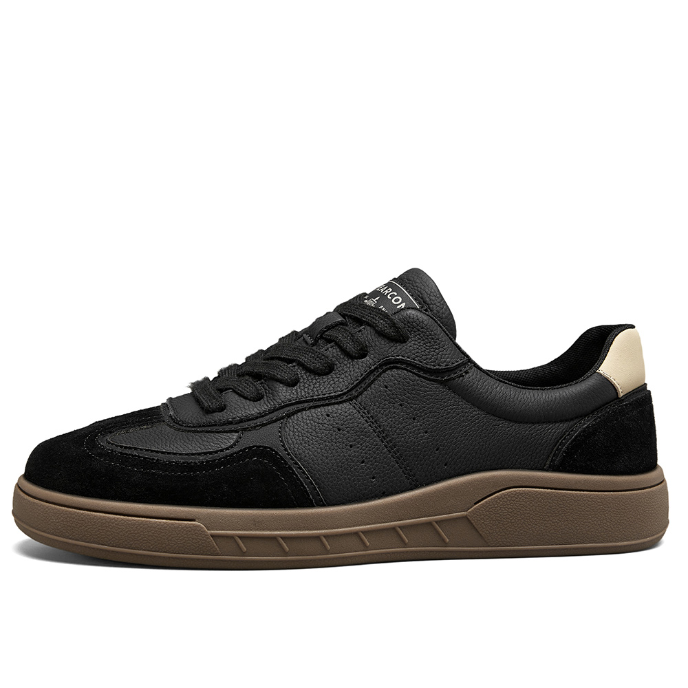 

Износостойкие низкие мужские туфли для скейтбординга YEARCON, Black