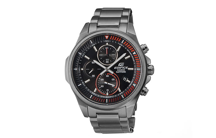 

CASIO Часы EDIFICE Collection Quartz Movement Stainless Steel Strap Watch 49.3mm Men's Watch Black Dial, Black Dial