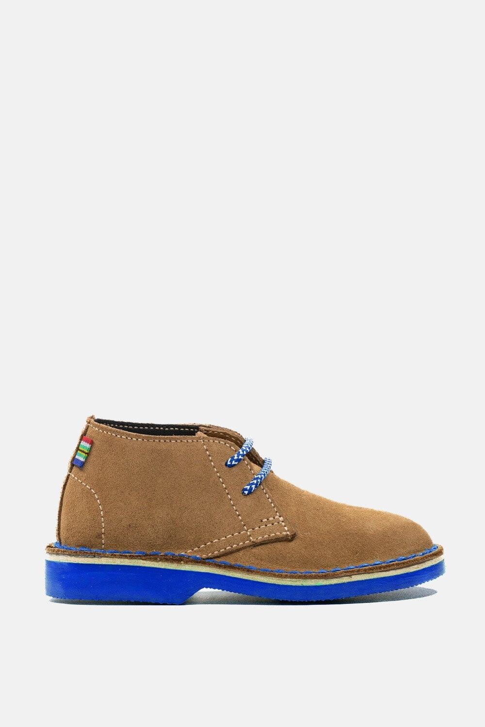 

Замшевые ботильоны Heritage Veldskoen Shoes, синий