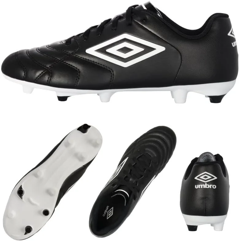 Футбольные бутсы Umbro Men's Classico Xi Fg, черно-белый — фото 4