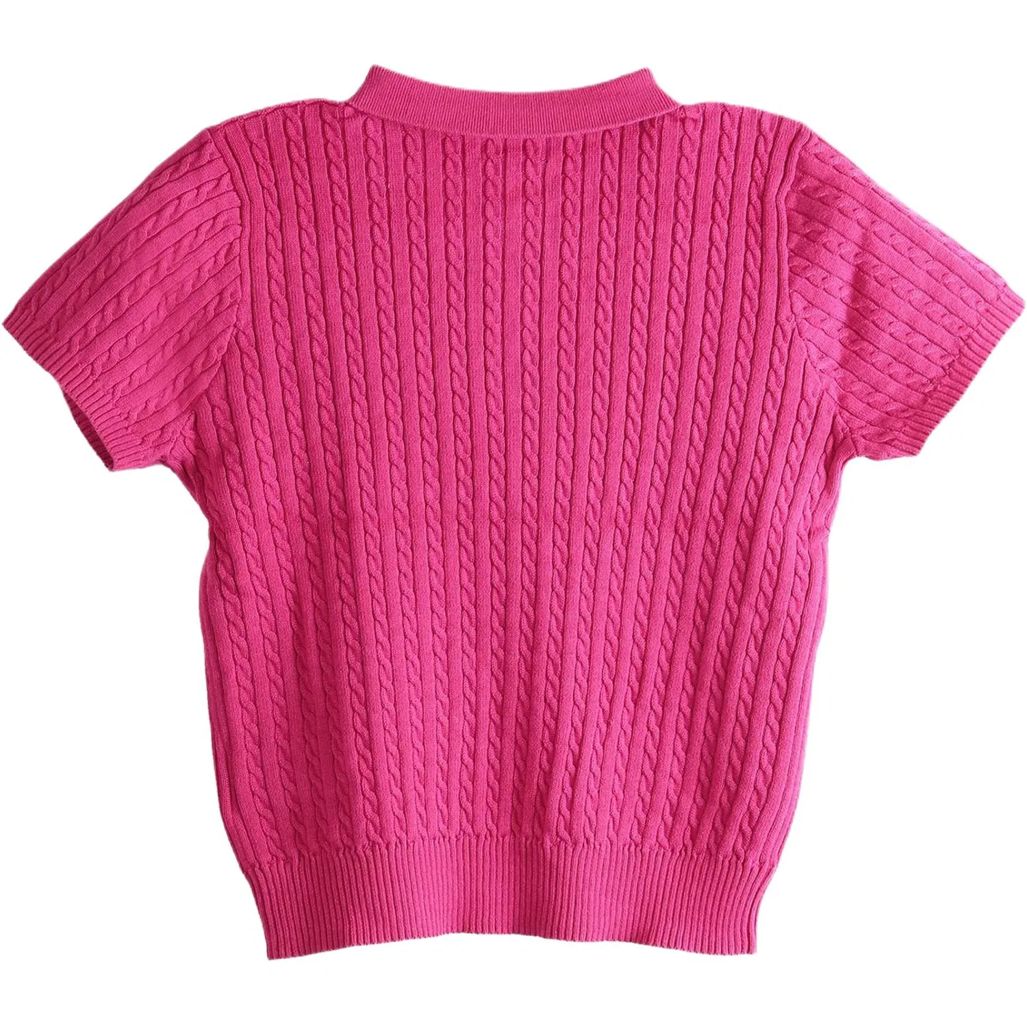 Свитер детский классический Polo Ralph Lauren розовый — фото 3