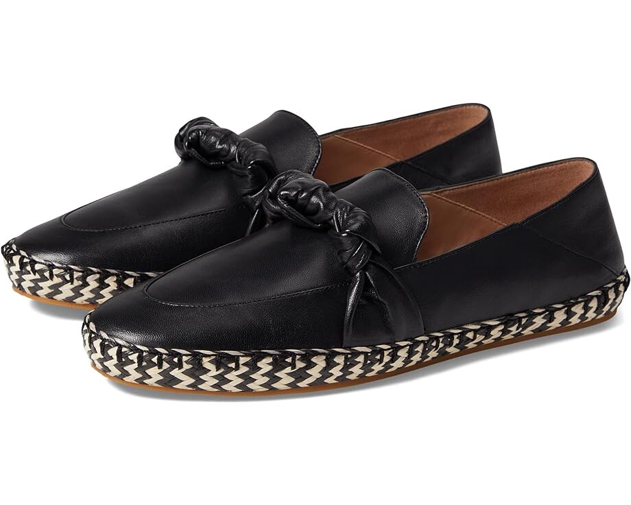 

Лоферы Cole Haan Cloudfeel Knotted Espadrille, цвет Black Nudo/Black/Ivory Jute/Gum Outsole