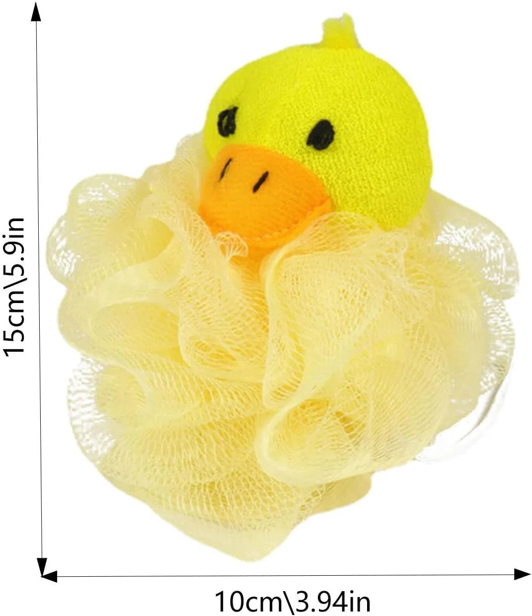 Детский банный спонж в форме мультяшного животного Generisch, Duck — фото 4