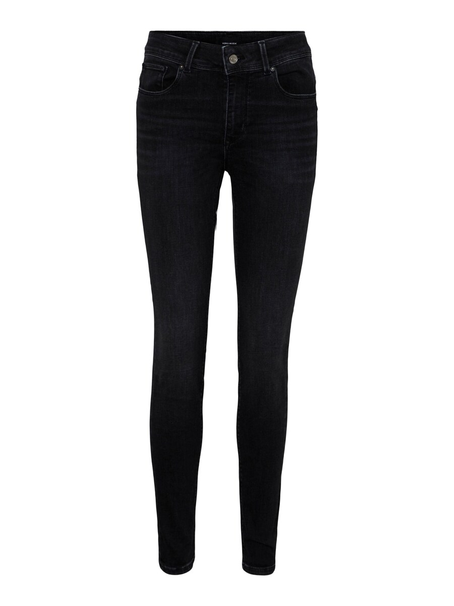 

Джинсы скинни VERO MODA Skinny Jeans Embrace, черный деним