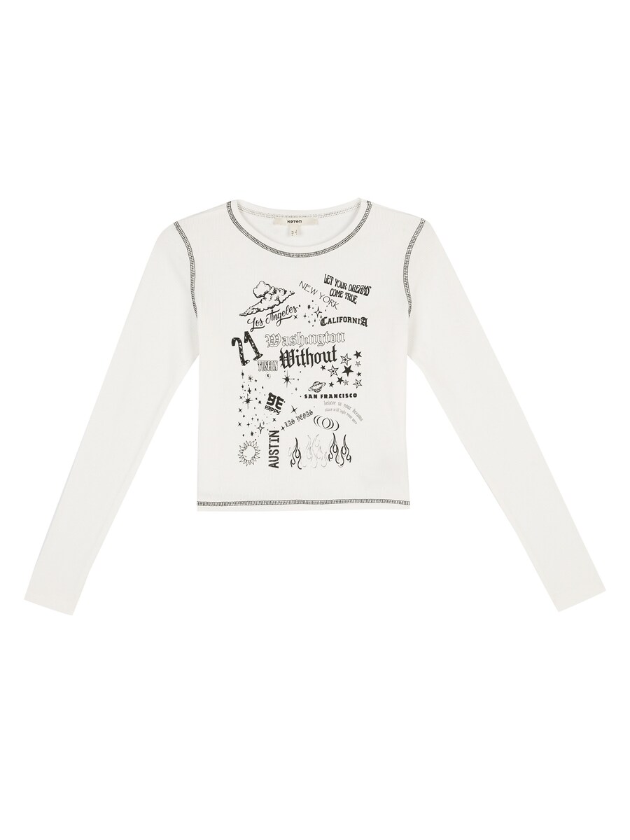

Лонгслив Koton Shirt, белый
