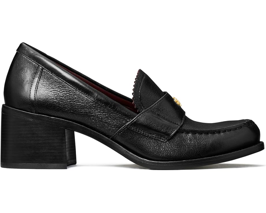 Лоферы Tory Burch Classic Heeled Loafers 55MM, цвет Perfect Black — фото 3