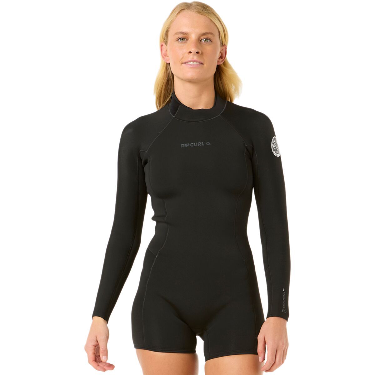 

Длинный комбинезон с длинными рукавами Dawn patrol 2/2 Rip Curl, черный