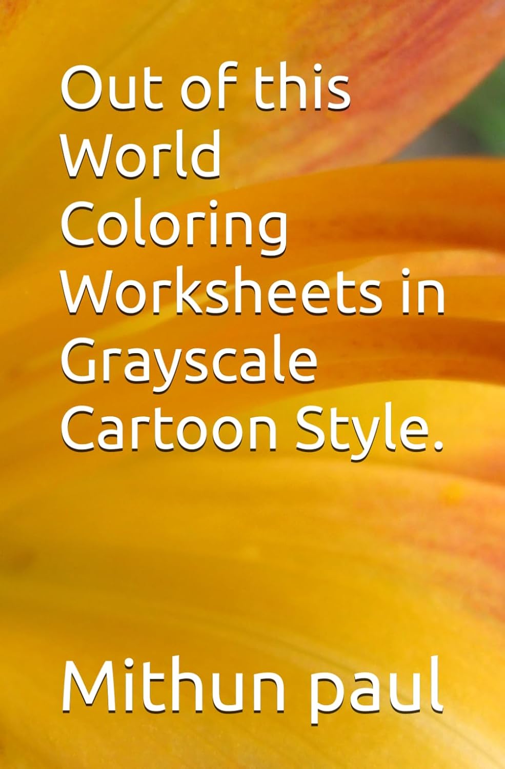 

Out of this World Coloring Worksheets in Grayscale Cartoon Style (Independently published)