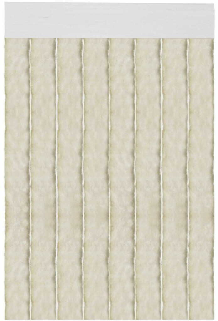 

Флисовая штора 90х200см (бежево-коричневая), идеальная защита от насекомых и конфиденциальности для вашего фургона/фургона, доступно множество цветов. Arsvita, бежевый