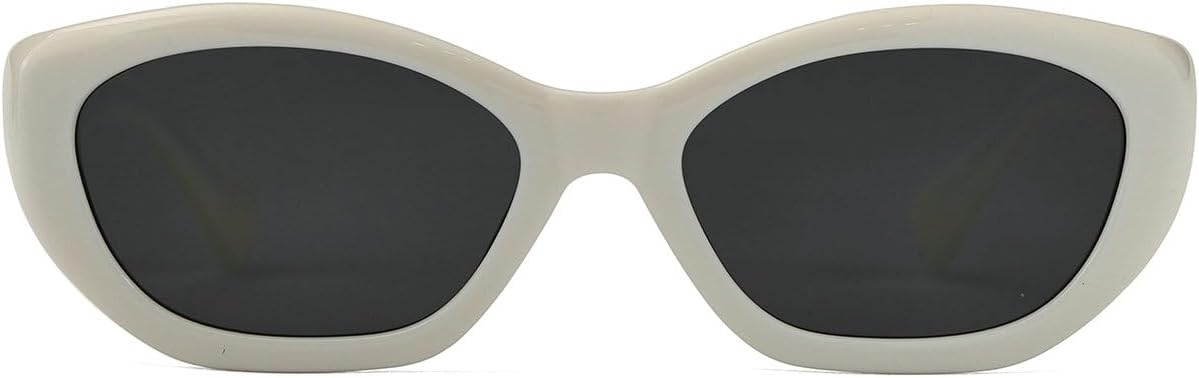 

Willochra Роскошные солнцезащитные очки «кошачий глаз» в стиле панк Y2K для женщин, модные узкие черные солнцезащитные очки в винтажном стиле с защитой от УФ-излучения UV400, C5